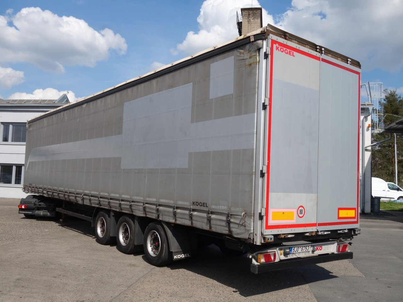 Kögel SN24 MEGA, Liftachse, SAF Achsen - Gardintrailer: billede 2 Kögel SN24 MEGA, Liftachse, SAF Achsen - Gardintrailer: billede 2