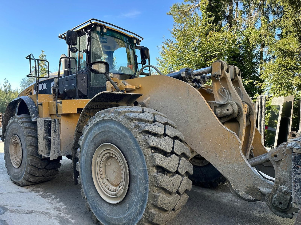 CAT 980K Block Handler,Bucket + forks,Schaufel+Gabel - Gummihjulslæsser: billede 4 CAT 980K Block Handler,Bucket + forks,Schaufel+Gabel - Gummihjulslæsser: billede 4