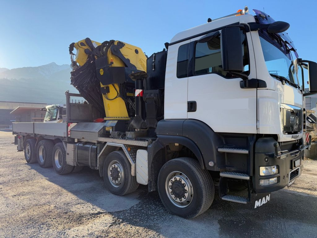 MAN TGS 41.480 10x8,E5,Palfinger 150002,FLYJIB,Winch - Lastbil med kran, Lastbil med lad: billede 4 MAN TGS 41.480 10x8,E5,Palfinger 150002,FLYJIB,Winch - Lastbil med kran, Lastbil med lad: billede 4