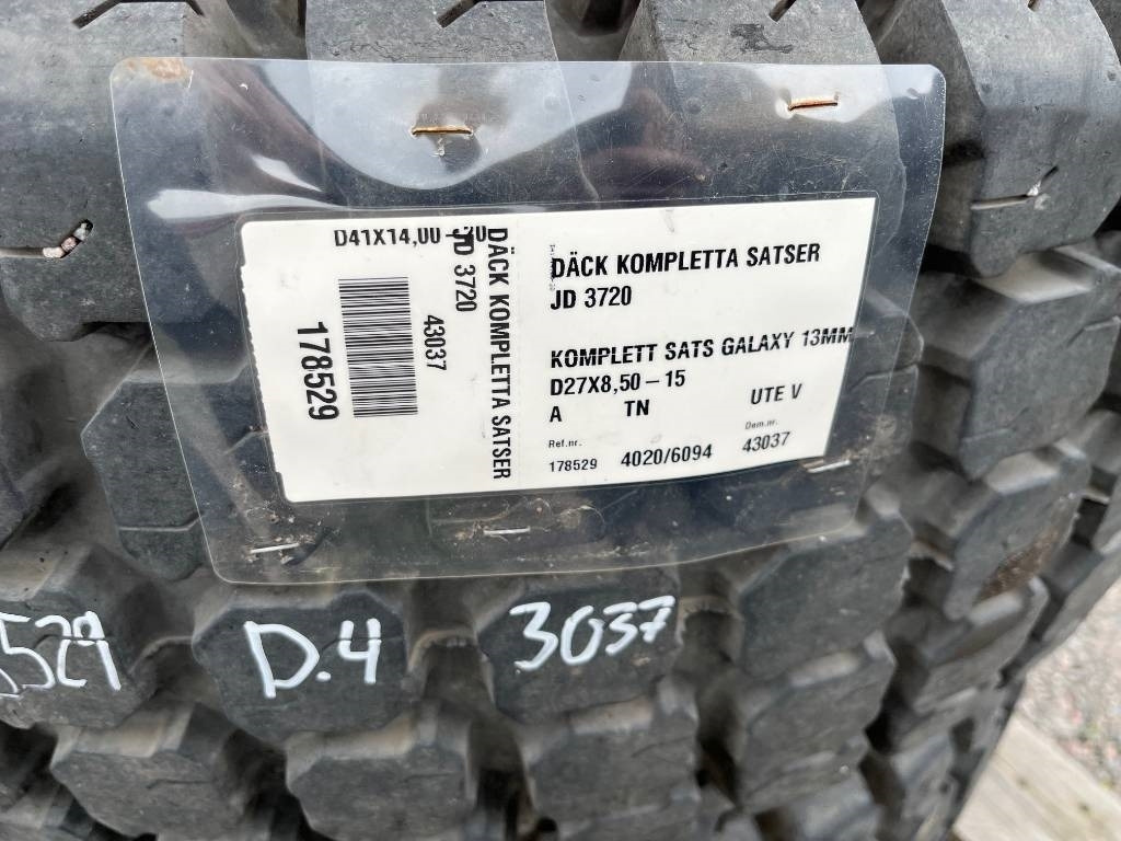 Galaxy 41X14,00-20 , 27X8,50-15 John Deere 3720 - Komplet hjul: billede 2 Galaxy 41X14,00-20 , 27X8,50-15 John Deere 3720 - Komplet hjul: billede 2