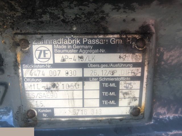 Most napędowy ZF AP-415/LK - Półoś - Drivaksel for Landbrugsmaskine: billede 3 Most napędowy ZF AP-415/LK - Półoś - Drivaksel for Landbrugsmaskine: billede 3