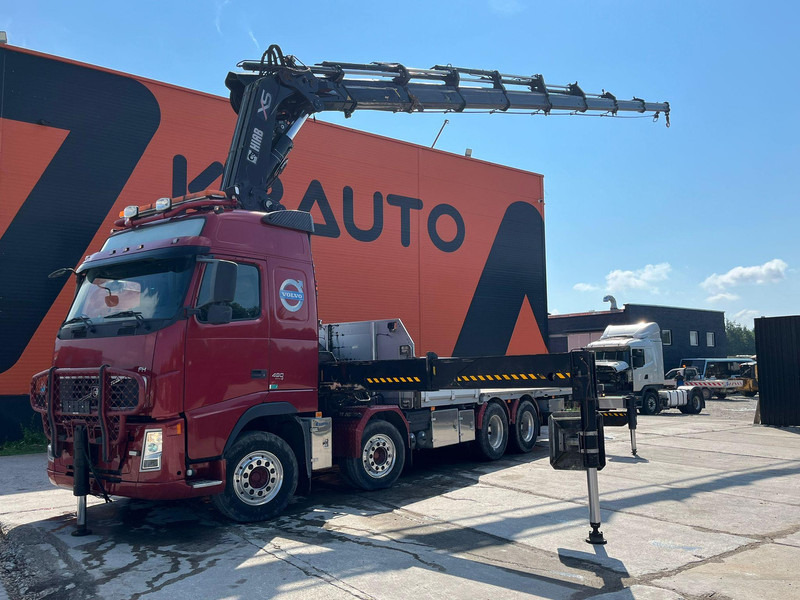 Volvo FH 480 8x4 HIAB 1055E-8 / WINCH / PLATFORM L=6928 mm - Lastbil med lad, Lastbil med kran: billede 1 Volvo FH 480 8x4 HIAB 1055E-8 / WINCH / PLATFORM L=6928 mm - Lastbil med lad, Lastbil med kran: billede 1