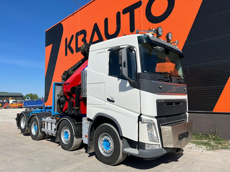 Volvo FH 500 8x2*4 HMF 6020 OK6 / JIB FJ1200 K6 / WINCH - Lastbil med lad, Lastbil med kran: billede 4 Volvo FH 500 8x2*4 HMF 6020 OK6 / JIB FJ1200 K6 / WINCH - Lastbil med lad, Lastbil med kran: billede 4