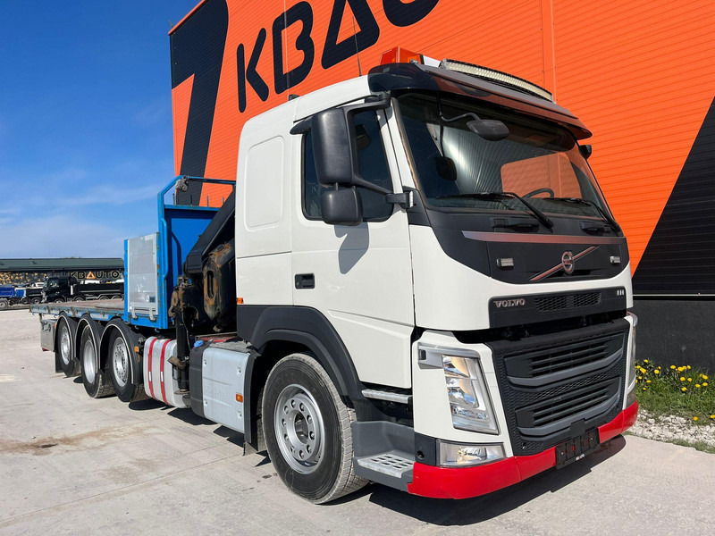 Volvo FM 460 8x2*6 HIAB 302E-6 / PLATFORM L=6721 mm - Lastbil med lad, Lastbil med kran: billede 4 Volvo FM 460 8x2*6 HIAB 302E-6 / PLATFORM L=6721 mm - Lastbil med lad, Lastbil med kran: billede 4