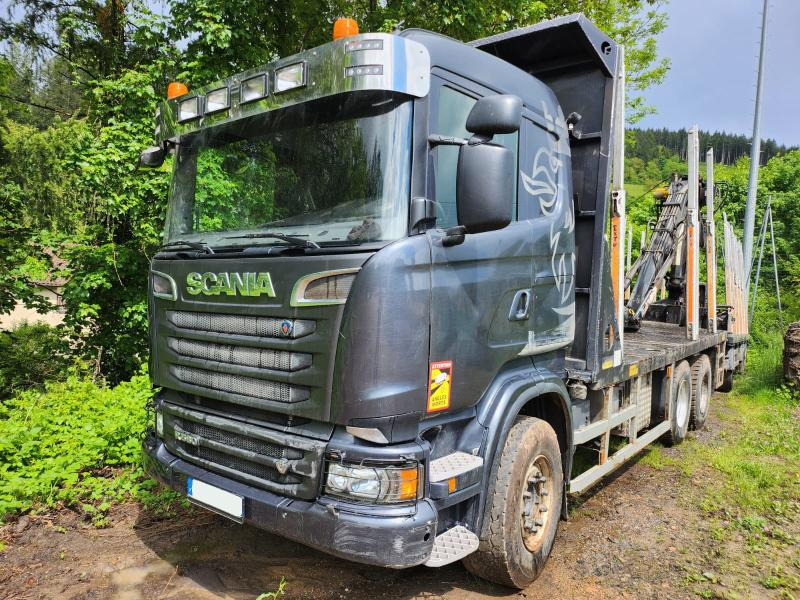 Scania R R 580 - Tømmerbil, Lastbil med kran: billede 2 Scania R R 580 - Tømmerbil, Lastbil med kran: billede 2
