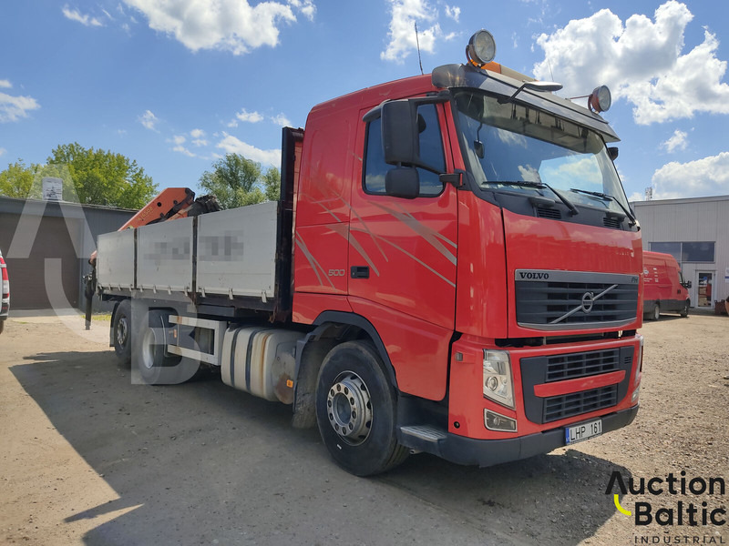 Volvo FH500 - Lastbil med lad, Lastbil med kran: billede 1 Volvo FH500 - Lastbil med lad, Lastbil med kran: billede 1