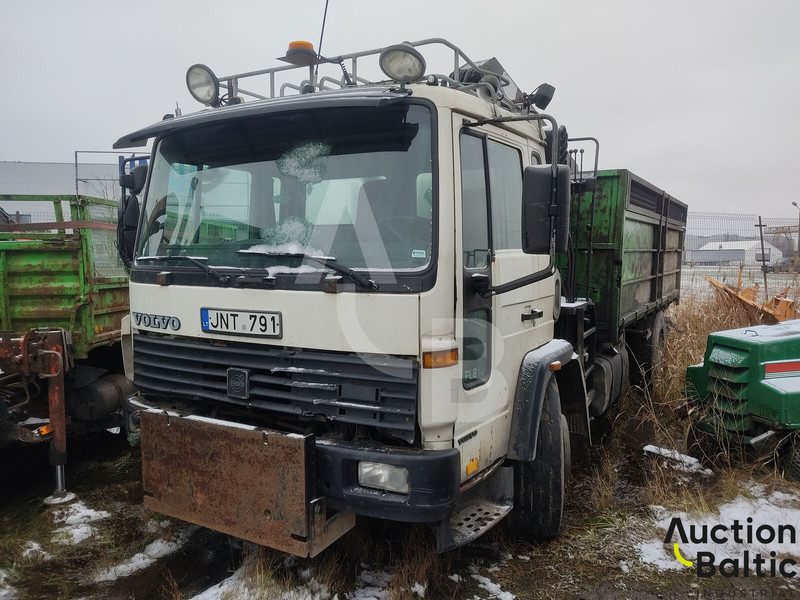 Volvo FL618 - Tipvogn lastbil, Lastbil med kran: billede 1 Volvo FL618 - Tipvogn lastbil, Lastbil med kran: billede 1