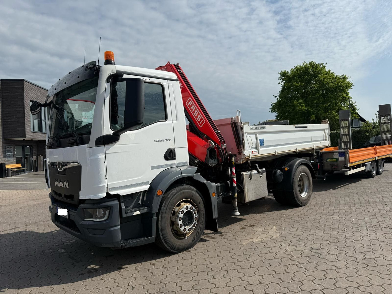 MAN TGM 18.320 4x2 BB mit Fassi F135 Kipper Kran - Tipvogn lastbil, Lastbil med kran: billede 2 MAN TGM 18.320 4x2 BB mit Fassi F135 Kipper Kran - Tipvogn lastbil, Lastbil med kran: billede 2