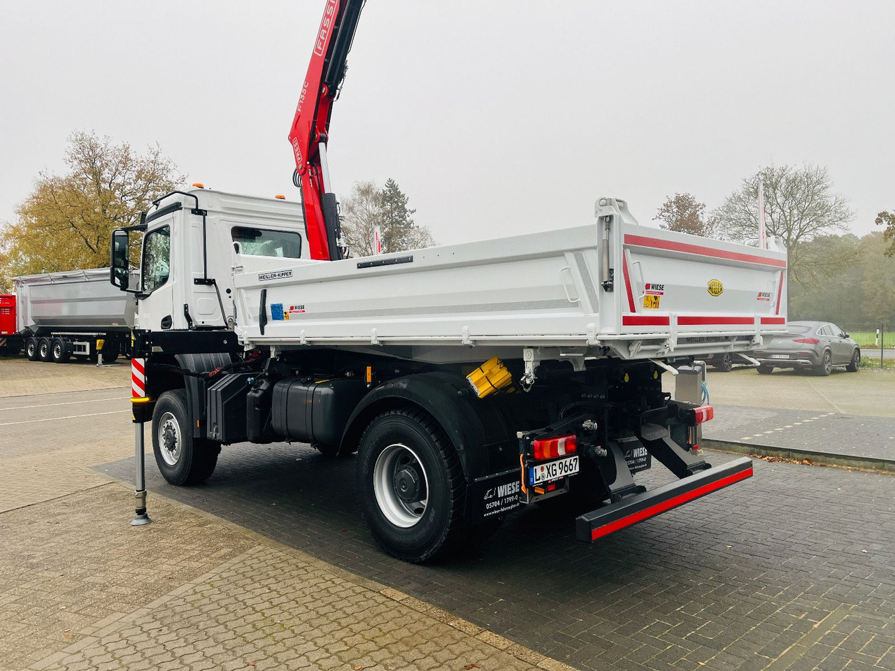 Mercedes-Benz Arocs 1835 4x4 Meiller Fassi F135 Kran Kipper - Tipvogn lastbil, Lastbil med kran: billede 4 Mercedes-Benz Arocs 1835 4x4 Meiller Fassi F135 Kran Kipper - Tipvogn lastbil, Lastbil med kran: billede 4