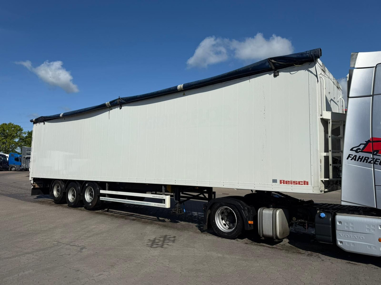 Reisch Schubboden 92m³ 1+3 Achse liftbar TÜV Neu - Walking floor sættevogn: billede 1 Reisch Schubboden 92m³ 1+3 Achse liftbar TÜV Neu - Walking floor sættevogn: billede 1