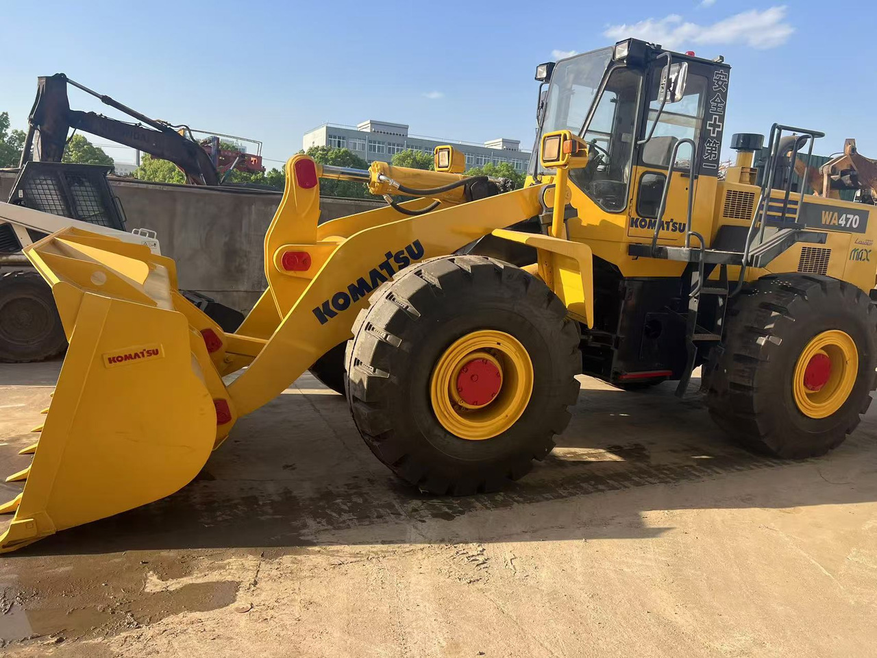 Komatsu WA470-3 - Gummihjulslæsser: billede 1 Komatsu WA470-3 - Gummihjulslæsser: billede 1