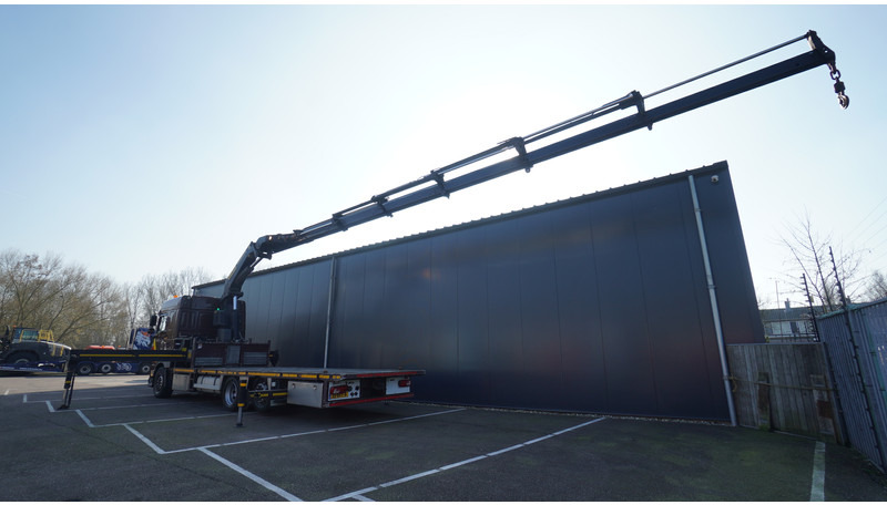 DAF XF 460 6X2 FLATBED TRUCK WITH PALFINGER PK 50002 CRANE - Lastbil med kran: billede 3 DAF XF 460 6X2 FLATBED TRUCK WITH PALFINGER PK 50002 CRANE - Lastbil med kran: billede 3