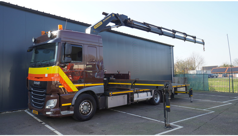 DAF XF 460 6X2 FLATBED TRUCK WITH PALFINGER PK 50002 CRANE - Lastbil med kran: billede 2 DAF XF 460 6X2 FLATBED TRUCK WITH PALFINGER PK 50002 CRANE - Lastbil med kran: billede 2