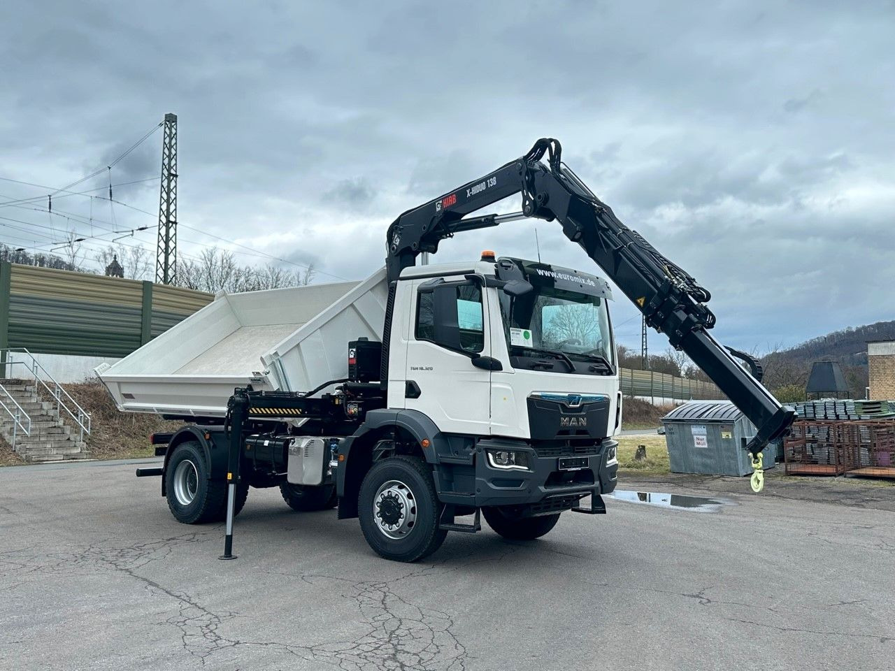 Leje en  MAN TGM 18.320 4x4 Euro6e Hiab X-HiDuo 138DS-3 MAN TGM 18.320 4x4 Euro6e Hiab X-HiDuo 138DS-3: billede 6