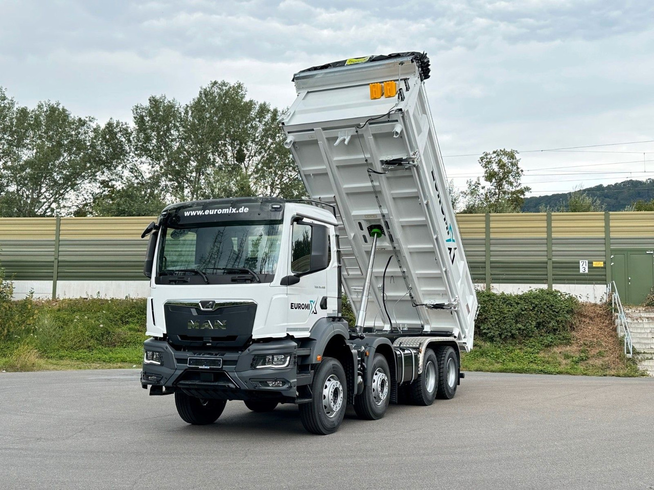 Tipvogn lastbil MAN TGS 35.480 8x4 EuromixMTP 3-Seiten-Kipper: billede 11