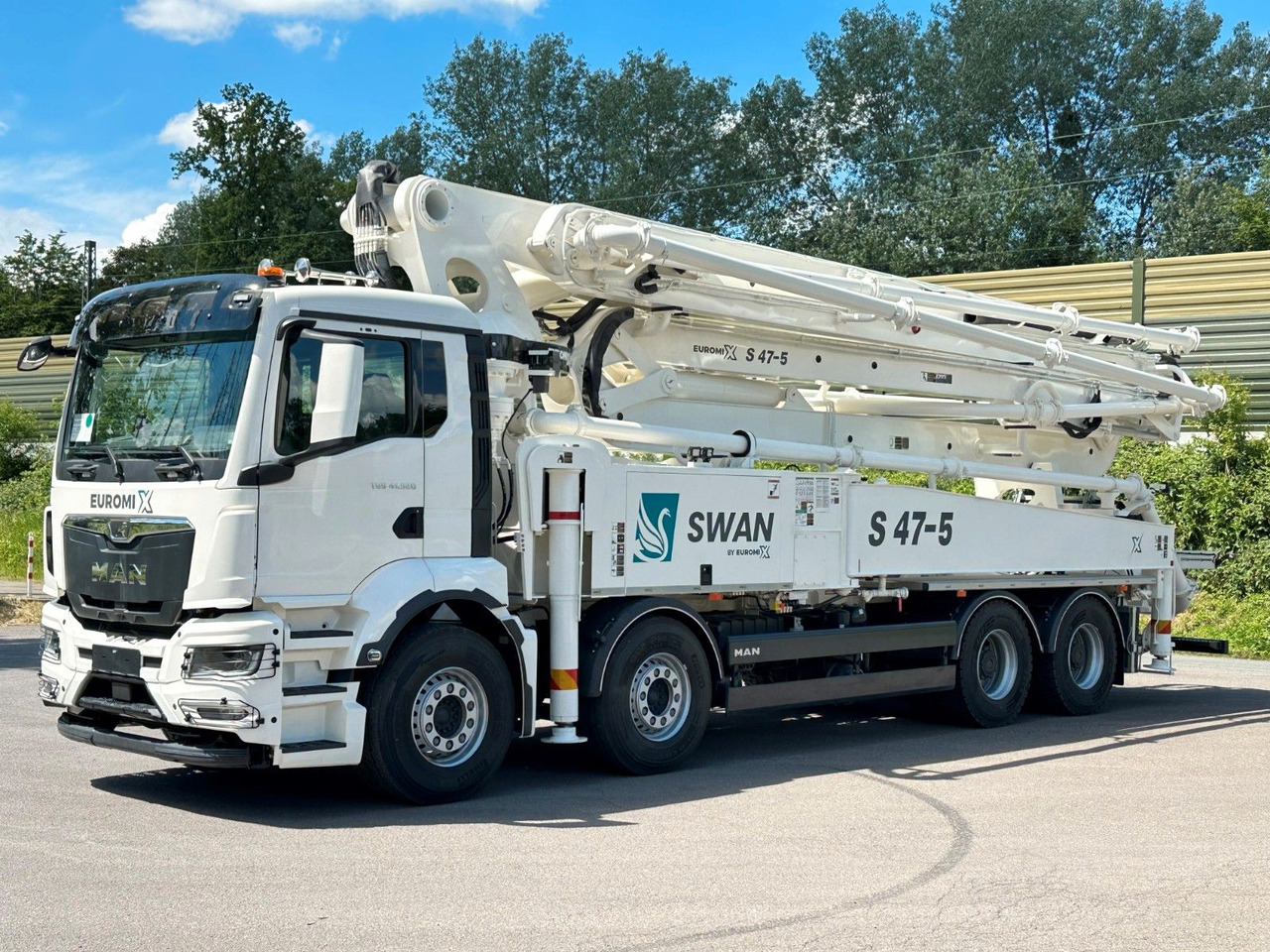 MAN TGS 41.520 8x4 SWAN TSP 47-5 160RZ ( 47m ) - Betonpumpe: billede 2 MAN TGS 41.520 8x4 SWAN TSP 47-5 160RZ ( 47m ) - Betonpumpe: billede 2