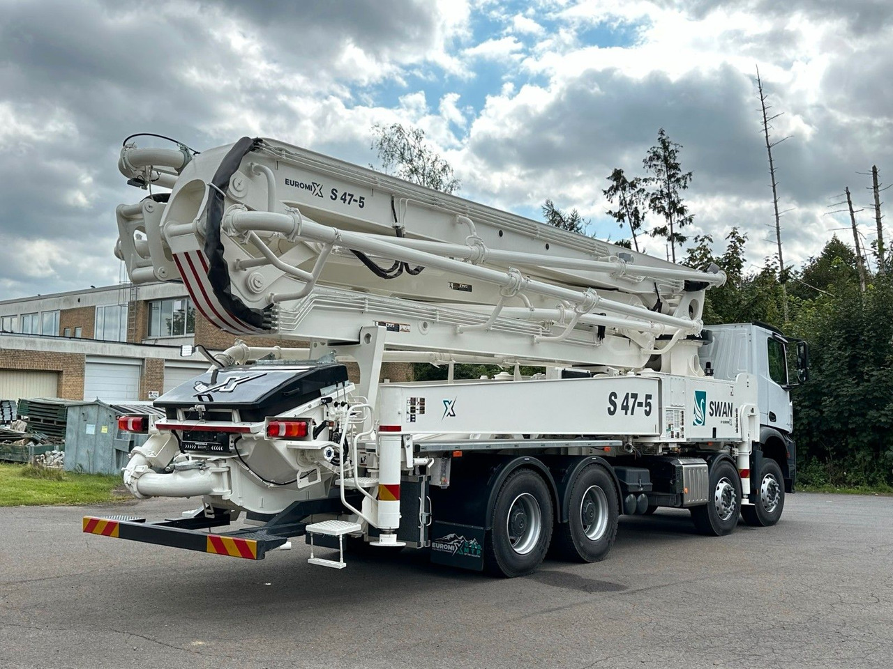 Leje en  Mercedes-Benz Arocs 5 4142  8x4 SWAN TSP 47-5 160RZ ( 47m ) Mercedes-Benz Arocs 5 4142  8x4 SWAN TSP 47-5 160RZ ( 47m ): billede 7