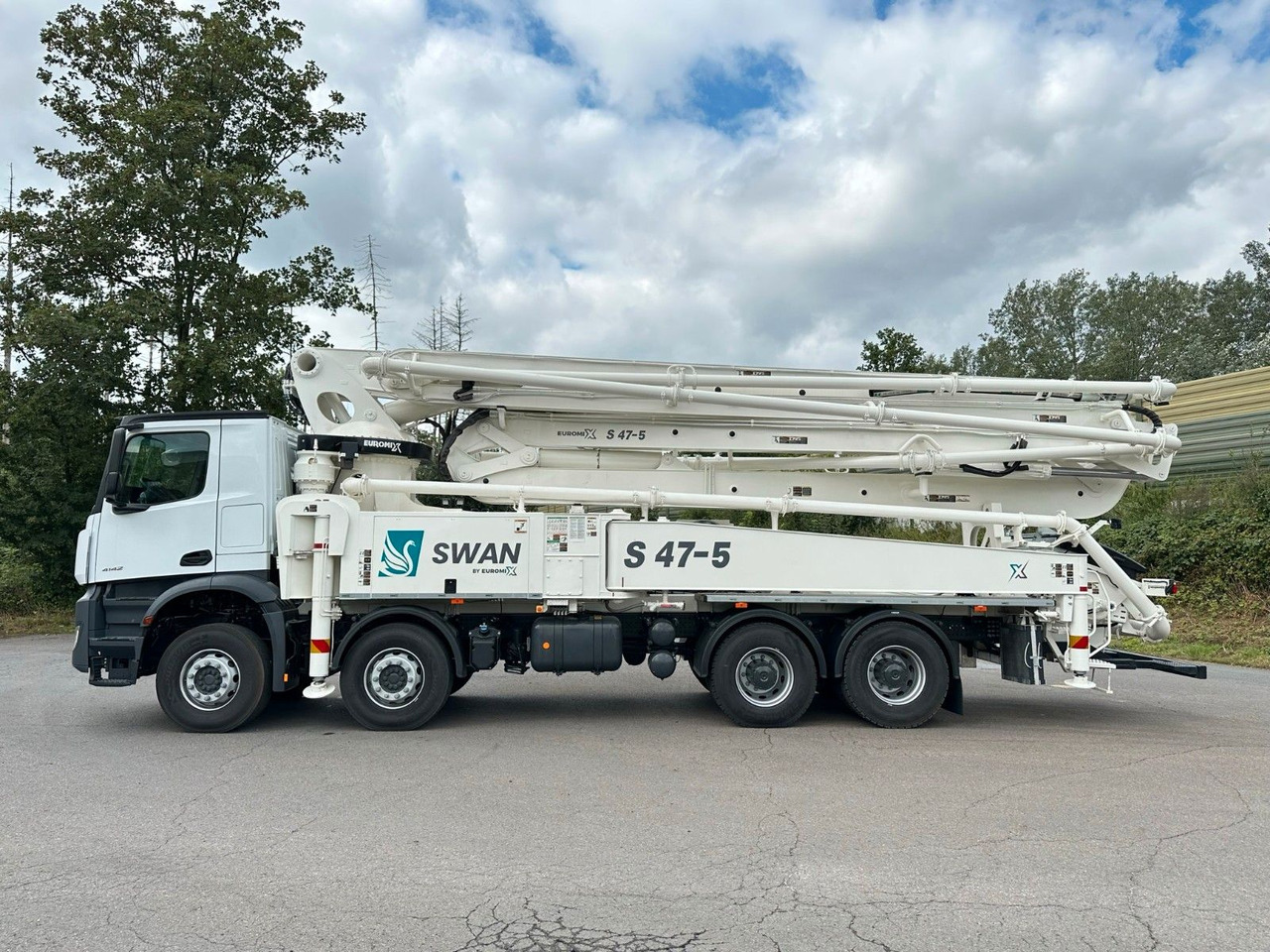 Mercedes-Benz Arocs 5 4142 8x4 SWAN TSP 47-5 160RZ ( 47m ) - Betonbil: billede 5 Mercedes-Benz Arocs 5 4142 8x4 SWAN TSP 47-5 160RZ ( 47m ) - Betonbil: billede 5