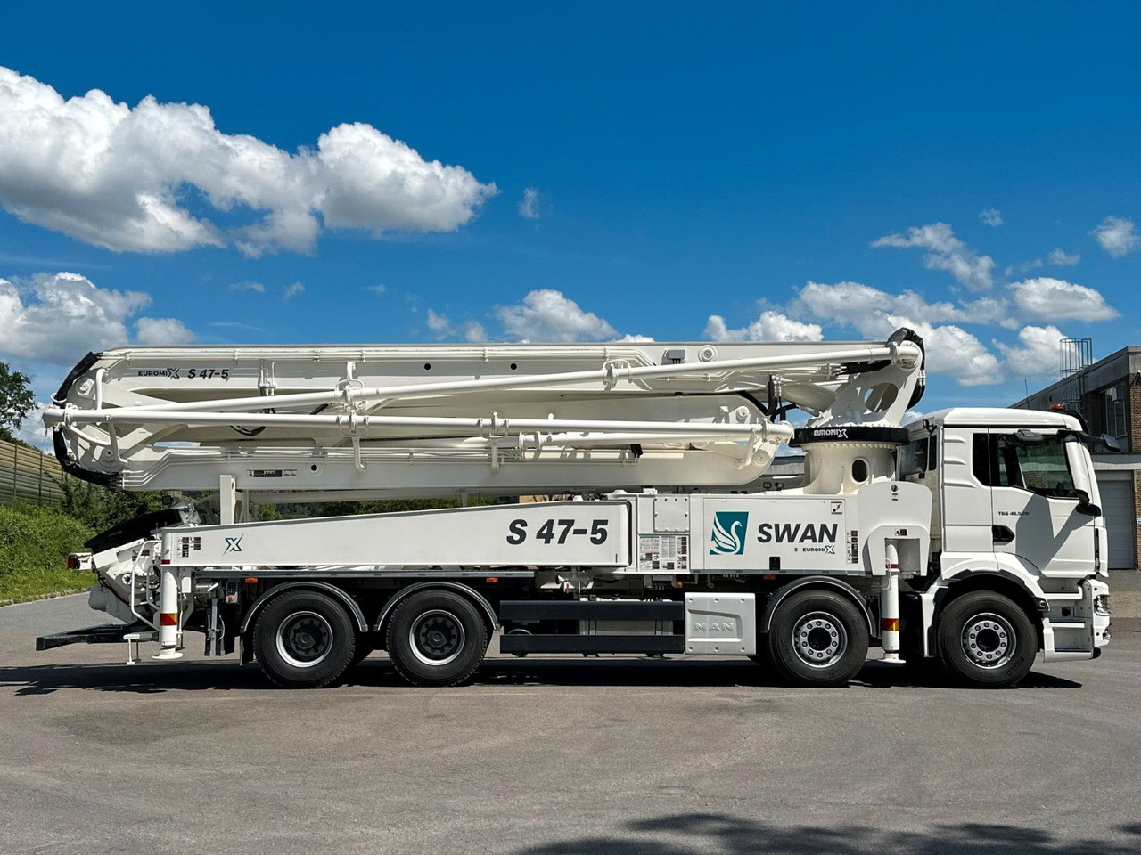Volvo FMX 500 8x4 SWAN 47m Betonpumpe EuromixMTP - Betonpumpe: billede 1 Volvo FMX 500 8x4 SWAN 47m Betonpumpe EuromixMTP - Betonpumpe: billede 1