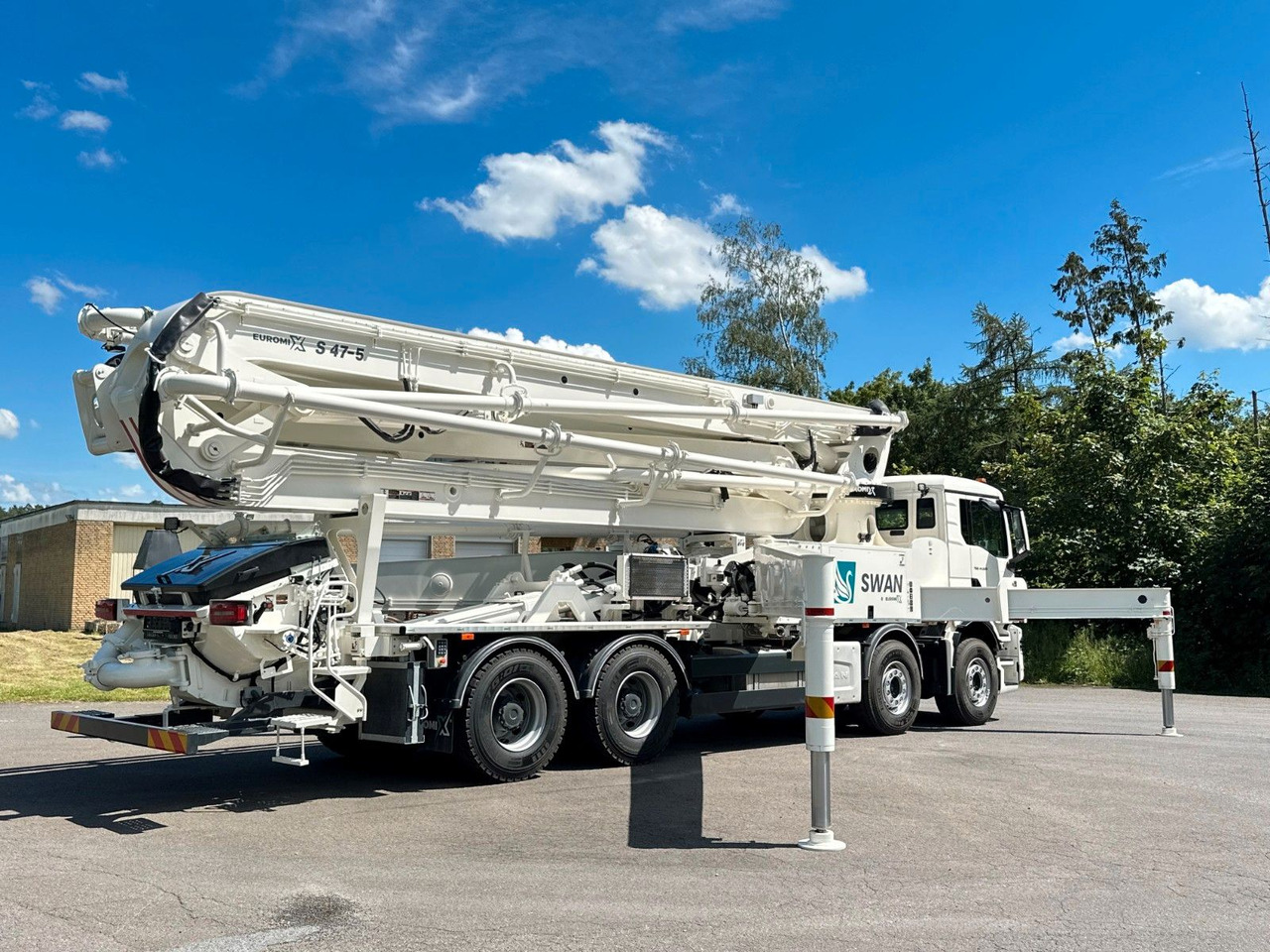 Volvo FMX 500 8x4 SWAN 47m Betonpumpe EuromixMTP - Betonpumpe: billede 4 Volvo FMX 500 8x4 SWAN 47m Betonpumpe EuromixMTP - Betonpumpe: billede 4