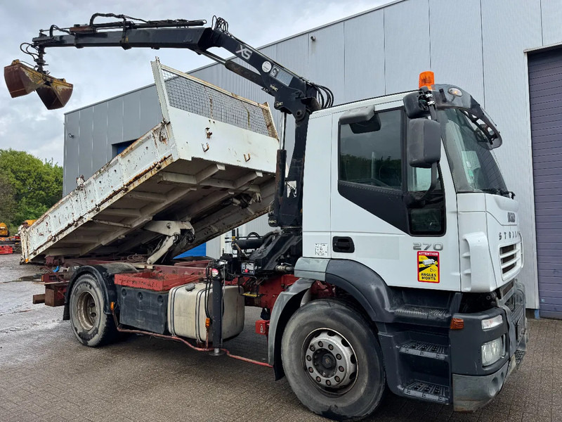 Iveco Stralis 270 **TIPPER+CRANE+ROTATOR+GRABBER** - Tipvogn lastbil, Lastbil med kran: billede 1 Iveco Stralis 270 **TIPPER+CRANE+ROTATOR+GRABBER** - Tipvogn lastbil, Lastbil med kran: billede 1