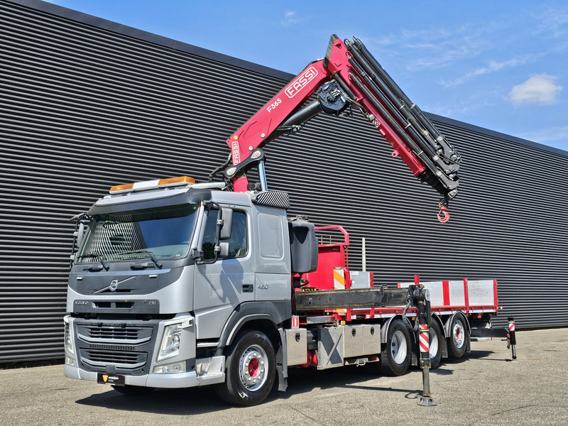 Volvo FM 460 8x4-4 / FASSI 36.5 t/m -8 x EXTENSION + WINCH - Lastbil med lad, Lastbil med kran: billede 5 Volvo FM 460 8x4-4 / FASSI 36.5 t/m -8 x EXTENSION + WINCH - Lastbil med lad, Lastbil med kran: billede 5