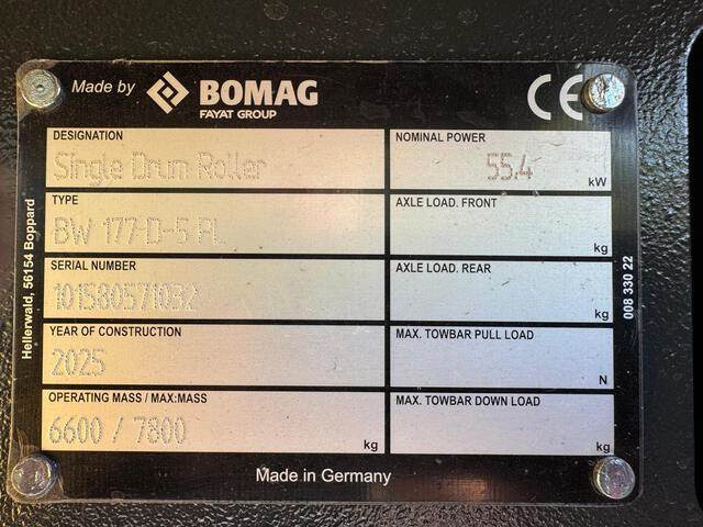 Bomag BW177D-5 PL - Kompaktor: billede 5 Bomag BW177D-5 PL - Kompaktor: billede 5