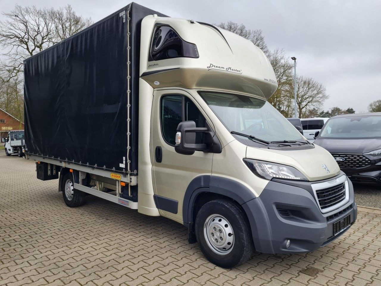Peugeot Boxer Pritsche L4 Schiebe Plane Schlafkab Luftfe - Varebil med presenning: billede 3 Peugeot Boxer Pritsche L4 Schiebe Plane Schlafkab Luftfe - Varebil med presenning: billede 3