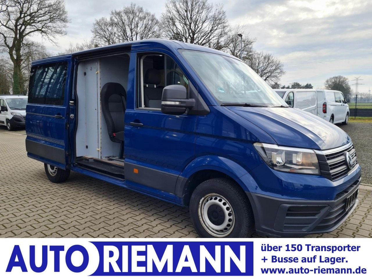 Volkswagen Crafter 35 Kasten Plus Doka mixto 6 Sitze NAVI A - Varevogn, Mandskabsbil: billede 1 Volkswagen Crafter 35 Kasten Plus Doka mixto 6 Sitze NAVI A - Varevogn, Mandskabsbil: billede 1