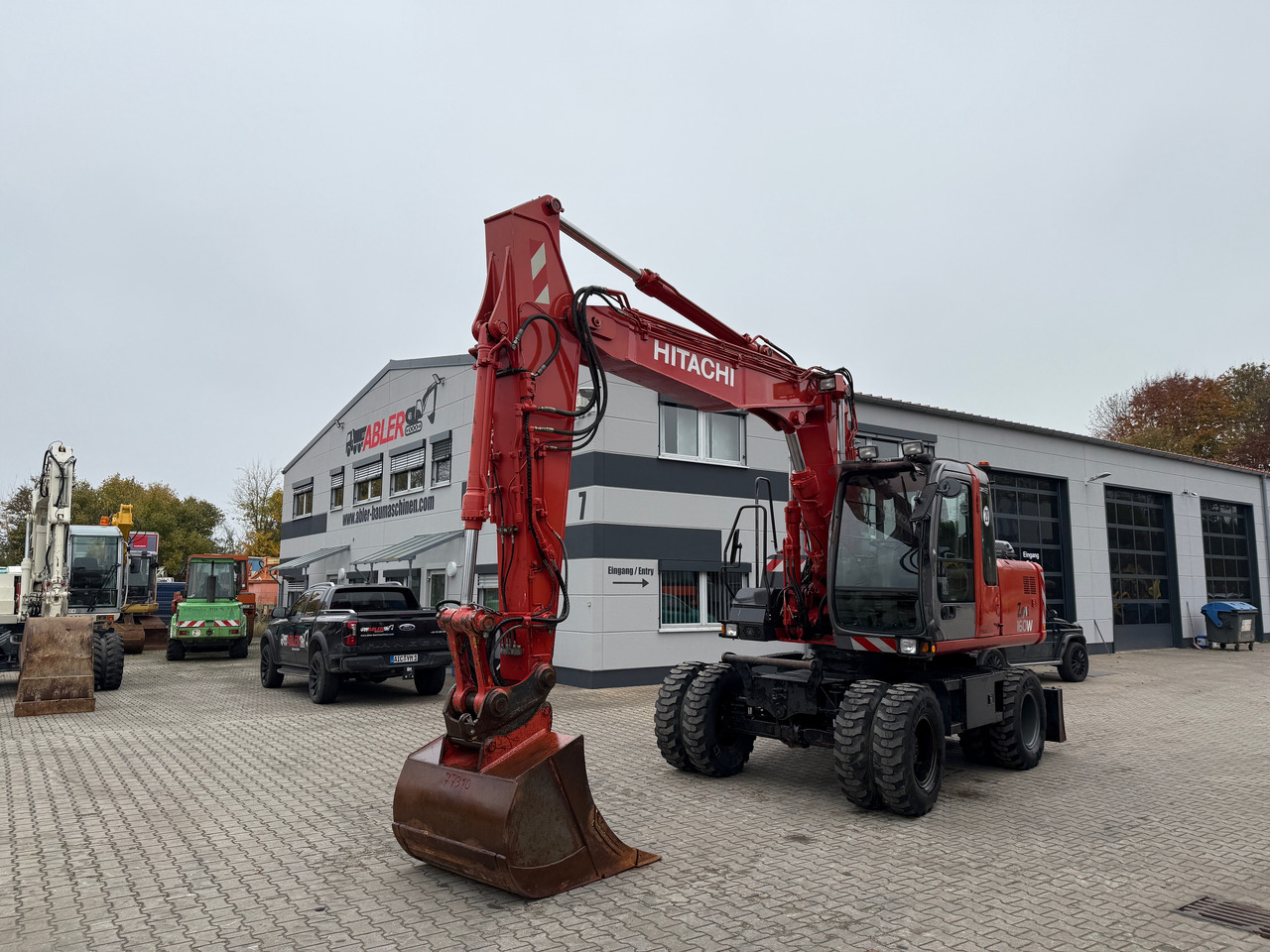 Hitachi ZX 160 W Mobilbagger Klima Zentralschmierung OQ 60-5 - Hjulgravemaskine: billede 2 Hitachi ZX 160 W Mobilbagger Klima Zentralschmierung OQ 60-5 - Hjulgravemaskine: billede 2