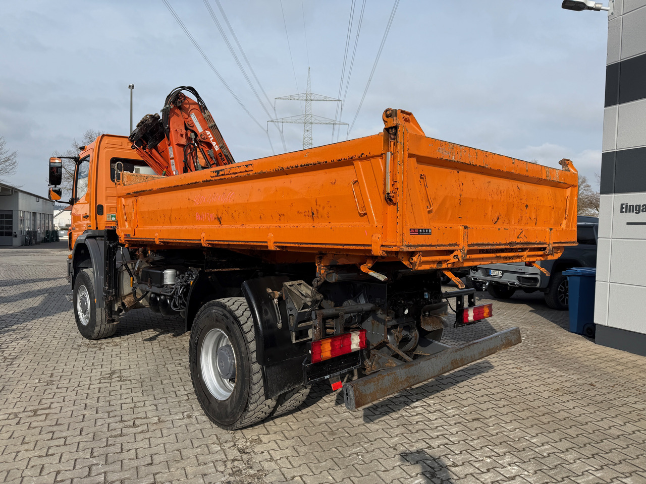 Mercedes-Benz 1833 Axor Kipper Kran Allrad - Tipvogn lastbil, Lastbil med kran: billede 5 Mercedes-Benz 1833 Axor Kipper Kran Allrad - Tipvogn lastbil, Lastbil med kran: billede 5