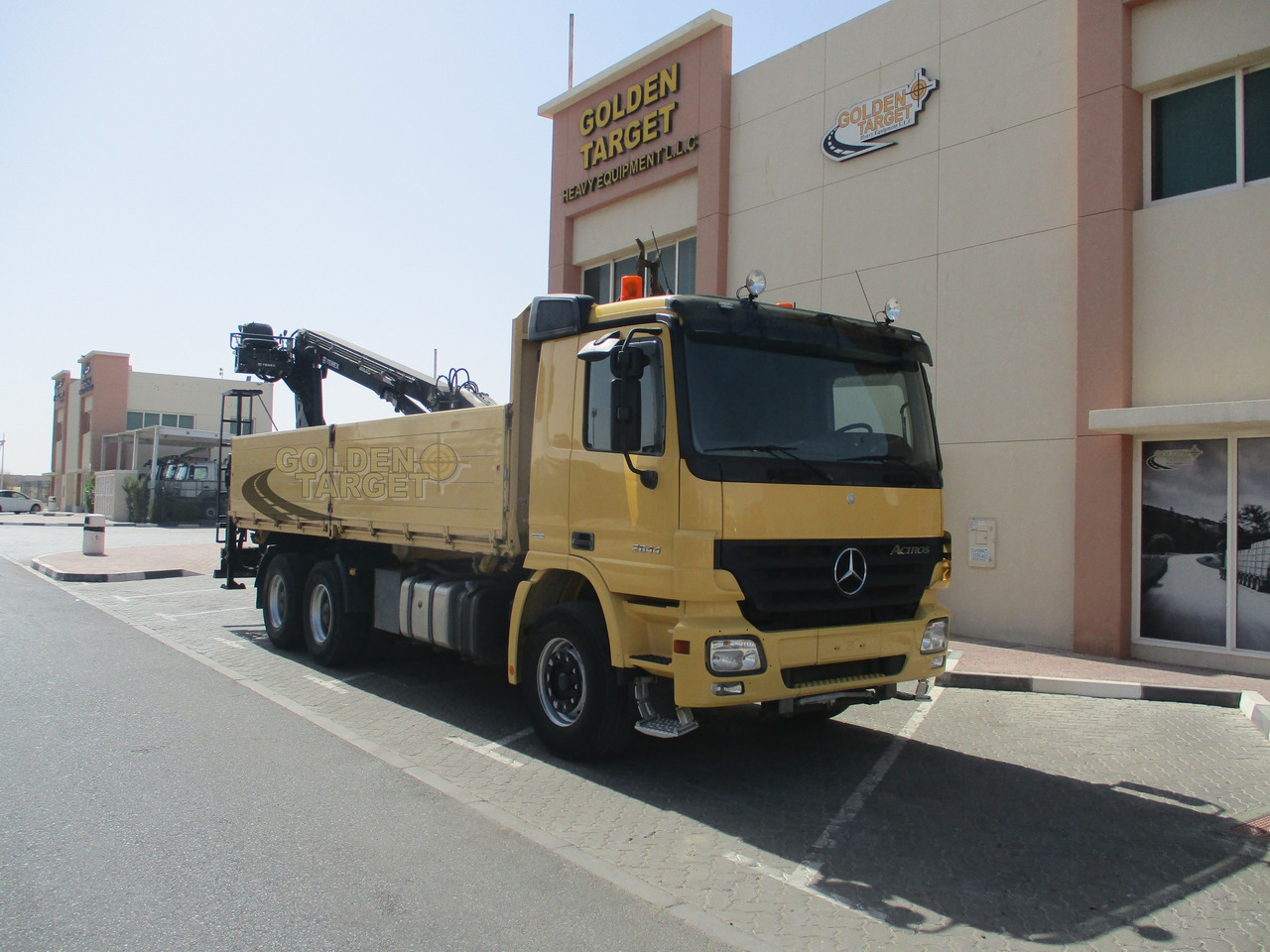 MERCEDES-BENZ ACTROS 2644 6×4 with ATLAS 165.2 Block Crane - Lastbil med kran: billede 1 MERCEDES-BENZ ACTROS 2644 6×4 with ATLAS 165.2 Block Crane - Lastbil med kran: billede 1