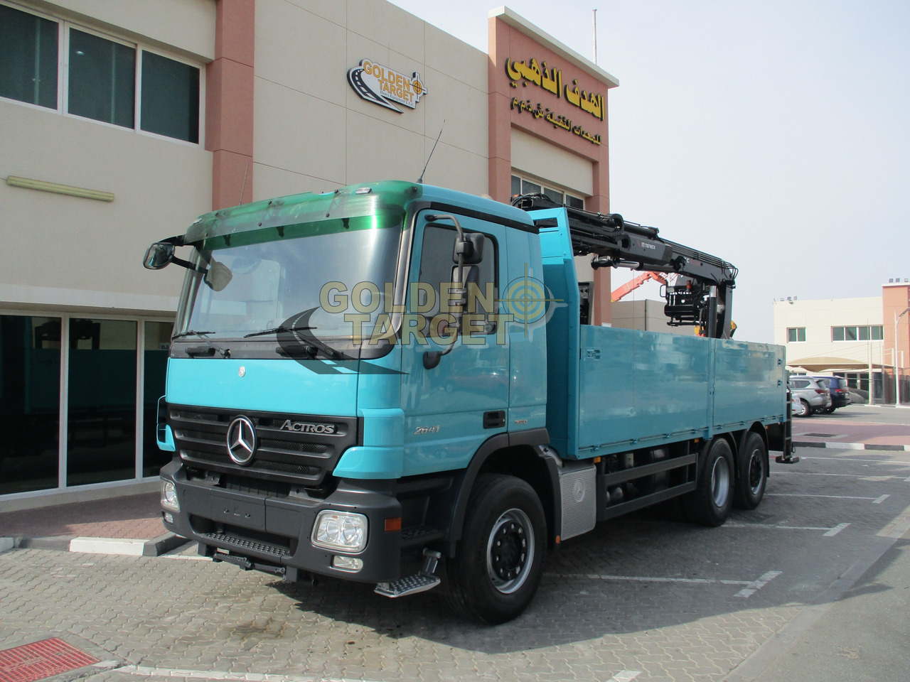 Mercedes-Benz Actros 2641 - Lastbil med lad, Lastbil med kran: billede 2 Mercedes-Benz Actros 2641 - Lastbil med lad, Lastbil med kran: billede 2