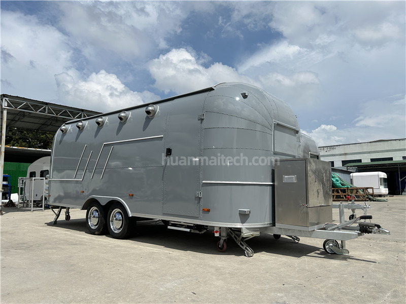 Burger Food Truck Grey Airstream Food Trailer=,Coffee Trailer - Salgsvogn: billede 3 Burger Food Truck Grey Airstream Food Trailer=,Coffee Trailer - Salgsvogn: billede 3