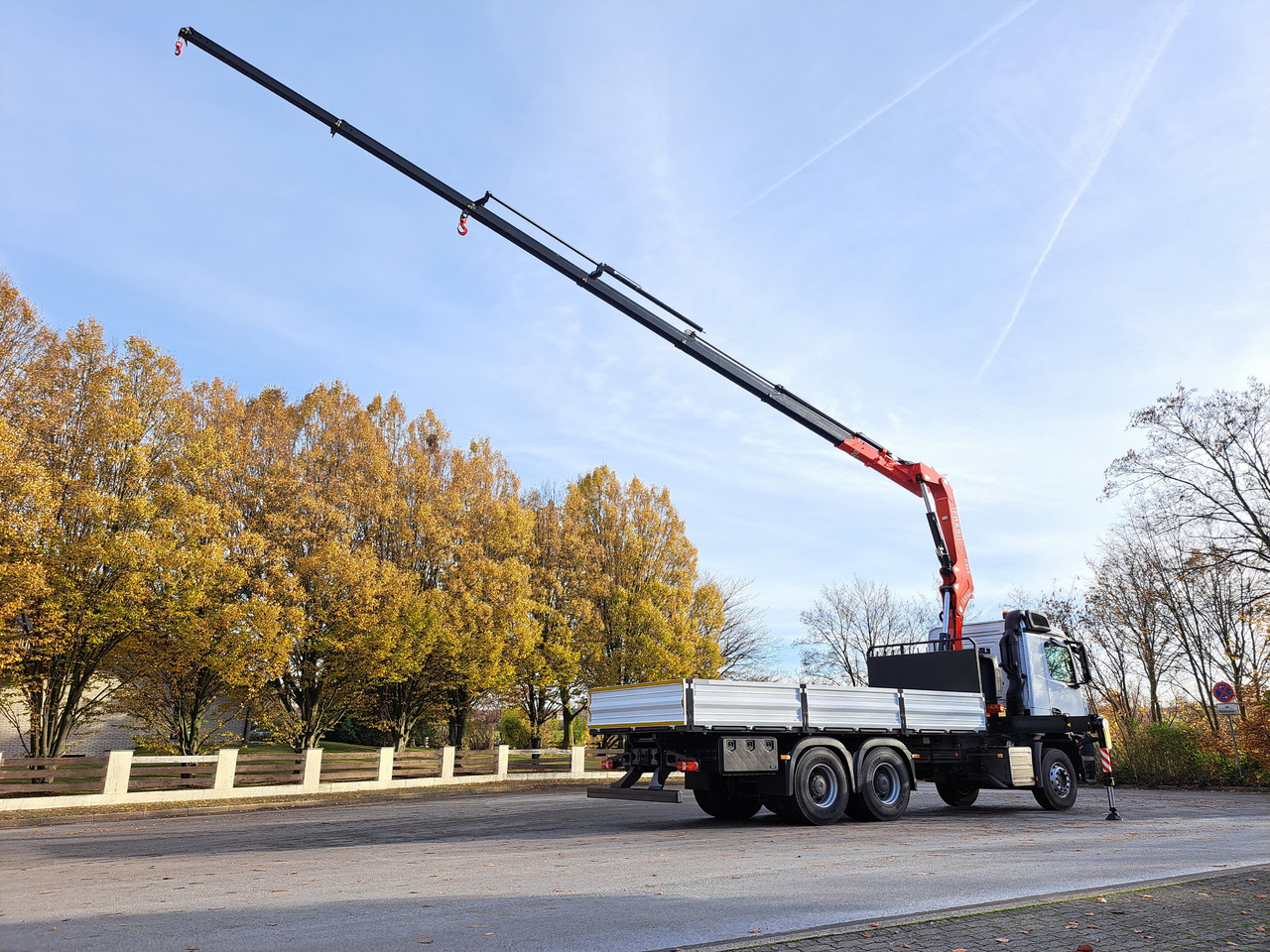 MERCEDES-BENZ AROCS 3340 CRANE FASSI F245 FLATBED TWISTLOCK EURO 3 - Lastbil med lad, Lastbil med kran: billede 3 MERCEDES-BENZ AROCS 3340 CRANE FASSI F245 FLATBED TWISTLOCK EURO 3 - Lastbil med lad, Lastbil med kran: billede 3
