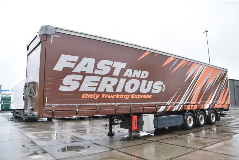 Fruehauf SLIDING CURTAINS/ROOF - TOPLIFT SYSTEM - LIFT AXLE - STEERING AXLE - SAF AXLES - ALCOA'S - DHOLLANDIA - TOP CONDITION - - Gardintrailer: billede 5 Fruehauf SLIDING CURTAINS/ROOF - TOPLIFT SYSTEM - LIFT AXLE - STEERING AXLE - SAF AXLES - ALCOA'S - DHOLLANDIA - TOP CONDITION - - Gardintrailer: billede 5