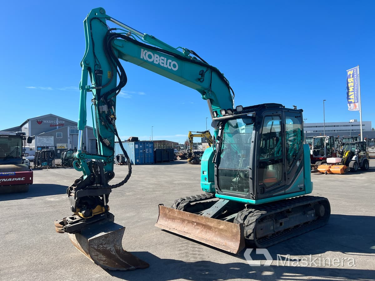 Grävmaskin Kobelco SK75SR-3E - Bæltegravemaskine: billede 1 Grävmaskin Kobelco SK75SR-3E - Bæltegravemaskine: billede 1