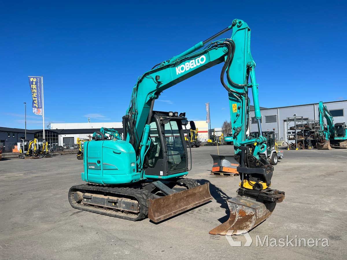Grävmaskin Kobelco SK75SR-3E - Bæltegravemaskine: billede 3 Grävmaskin Kobelco SK75SR-3E - Bæltegravemaskine: billede 3