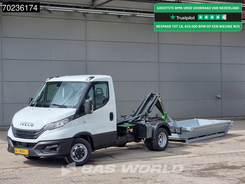Iveco Daily 35C16 3.0 Haakarm Kipper Hooklift Abrollkipper 3Ton Airco Cruise control - Ladbil med tip: billede 1 Iveco Daily 35C16 3.0 Haakarm Kipper Hooklift Abrollkipper 3Ton Airco Cruise control - Ladbil med tip: billede 1