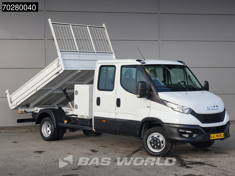 Iveco Daily 35C16 3.0L Kipper Dubbel Cabine met Kist 3,5t trekhaak Dubbellucht Airco Cruise Tipper Benne Kieper Airco Dubbel cabine Trekhaak - Ladbil med tip: billede 5 Iveco Daily 35C16 3.0L Kipper Dubbel Cabine met Kist 3,5t trekhaak Dubbellucht Airco Cruise Tipper Benne Kieper Airco Dubbel cabine Trekhaak - Ladbil med tip: billede 5