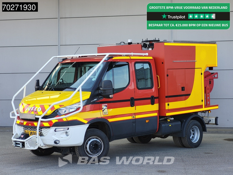 Iveco Daily 70C18 4x4 Achleitner Euro6 3.0L Firetruck Brandweerwagen 3,5t Trekhaak Airco Cruise AWD Allrad Camper 1600liter Airco Dubbel cab - Ambulance: billede 1 Iveco Daily 70C18 4x4 Achleitner Euro6 3.0L Firetruck Brandweerwagen 3,5t Trekhaak Airco Cruise AWD Allrad Camper 1600liter Airco Dubbel cab - Ambulance: billede 1