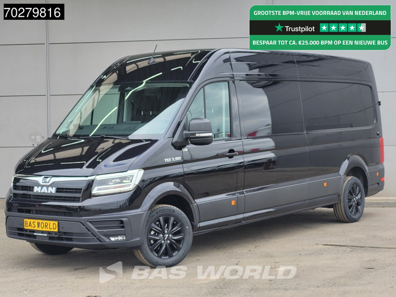 MAN TGE 3.180 Automaat 180PK L4H3 LED Airco Cruise Trekhaak Camera Parkeersensoren L3H2 14m3 Airco Trekhaak - Varevogn: billede 1 MAN TGE 3.180 Automaat 180PK L4H3 LED Airco Cruise Trekhaak Camera Parkeersensoren L3H2 14m3 Airco Trekhaak - Varevogn: billede 1