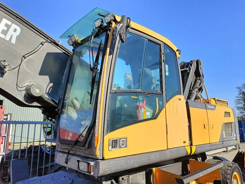 Materialhåndteringsmaskine til transportering affald Volvo EW 210 D waste industry handler 25ton umslagbagger: billede 14