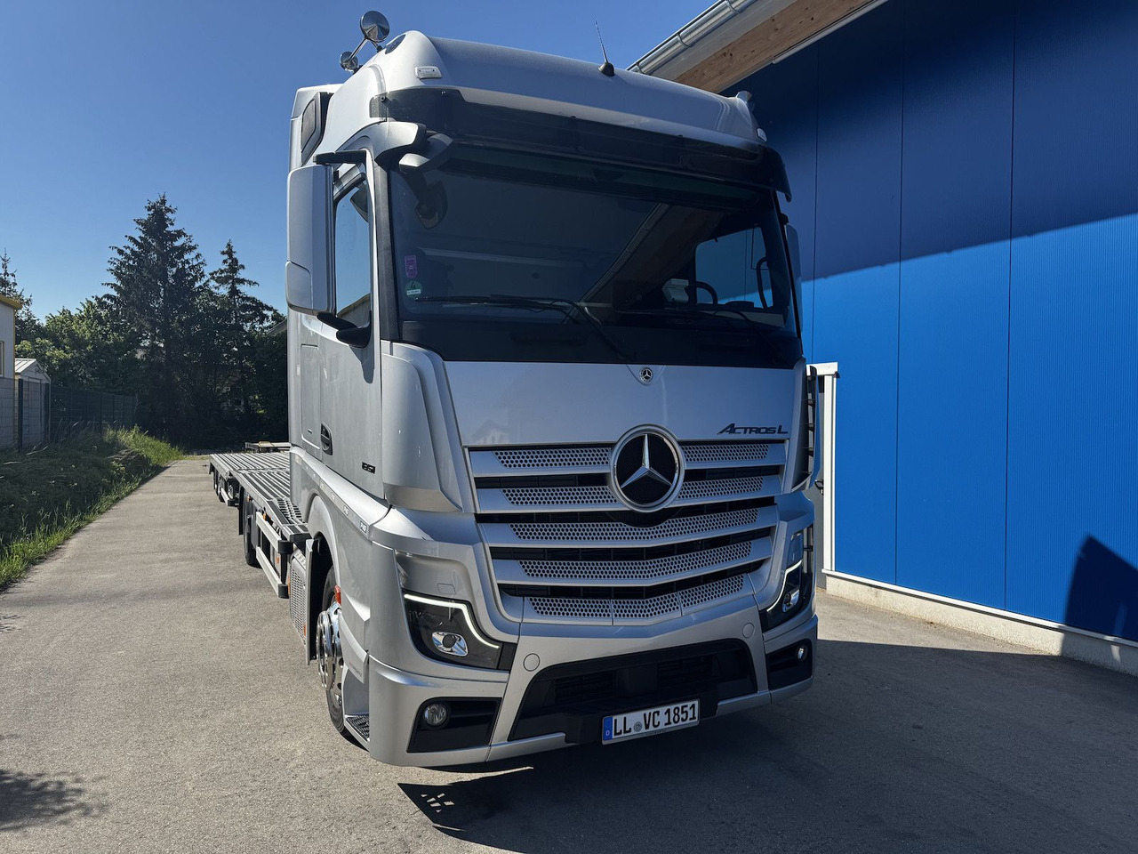 Mercedes-Benz Actros L 1851 FVG Autotransporter + Hänger - Biltransportør lastbil: billede 4 Mercedes-Benz Actros L 1851 FVG Autotransporter + Hänger - Biltransportør lastbil: billede 4