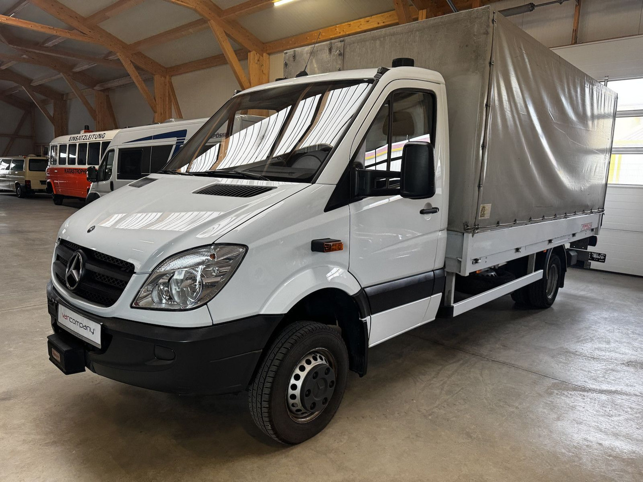 Mercedes-Benz Sprinter 516 CDI 4x4 Winde Pritsche LBW - Ladbil: billede 1 Mercedes-Benz Sprinter 516 CDI 4x4 Winde Pritsche LBW - Ladbil: billede 1