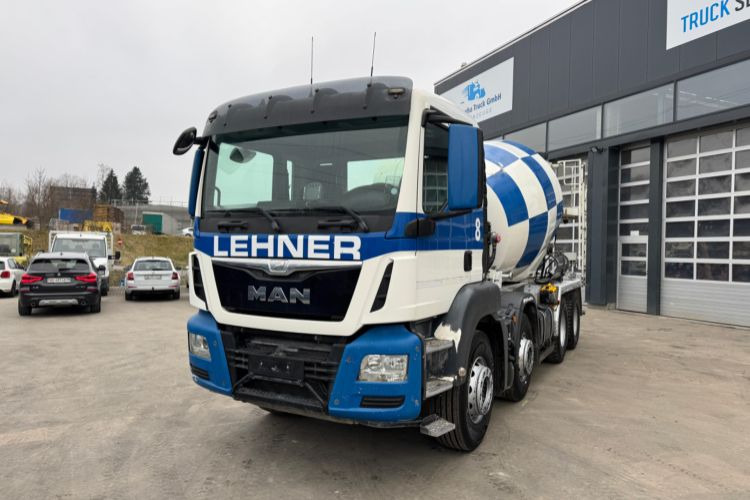 MAN TGS 32.400 8x4 Stetter 9m3 - Betonbil: billede 1 MAN TGS 32.400 8x4 Stetter 9m3 - Betonbil: billede 1