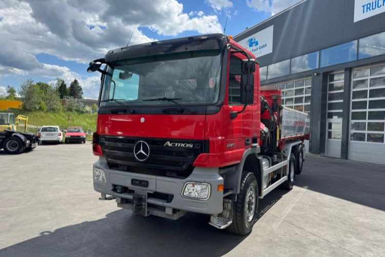 Mercedes-Benz Actros 2646 6x4/4 Fassi 275-8 Kipper - Lastbil med kran: billede 3 Mercedes-Benz Actros 2646 6x4/4 Fassi 275-8 Kipper - Lastbil med kran: billede 3