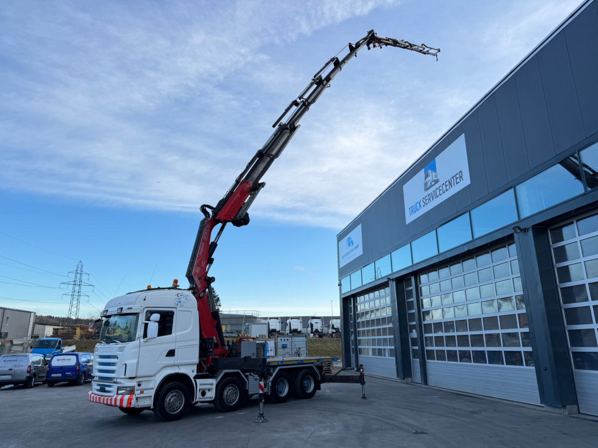 SCANIA R480 8x4 Fassi 660 SZM/Pritsche - Lastbil med kran: billede 2 SCANIA R480 8x4 Fassi 660 SZM/Pritsche - Lastbil med kran: billede 2