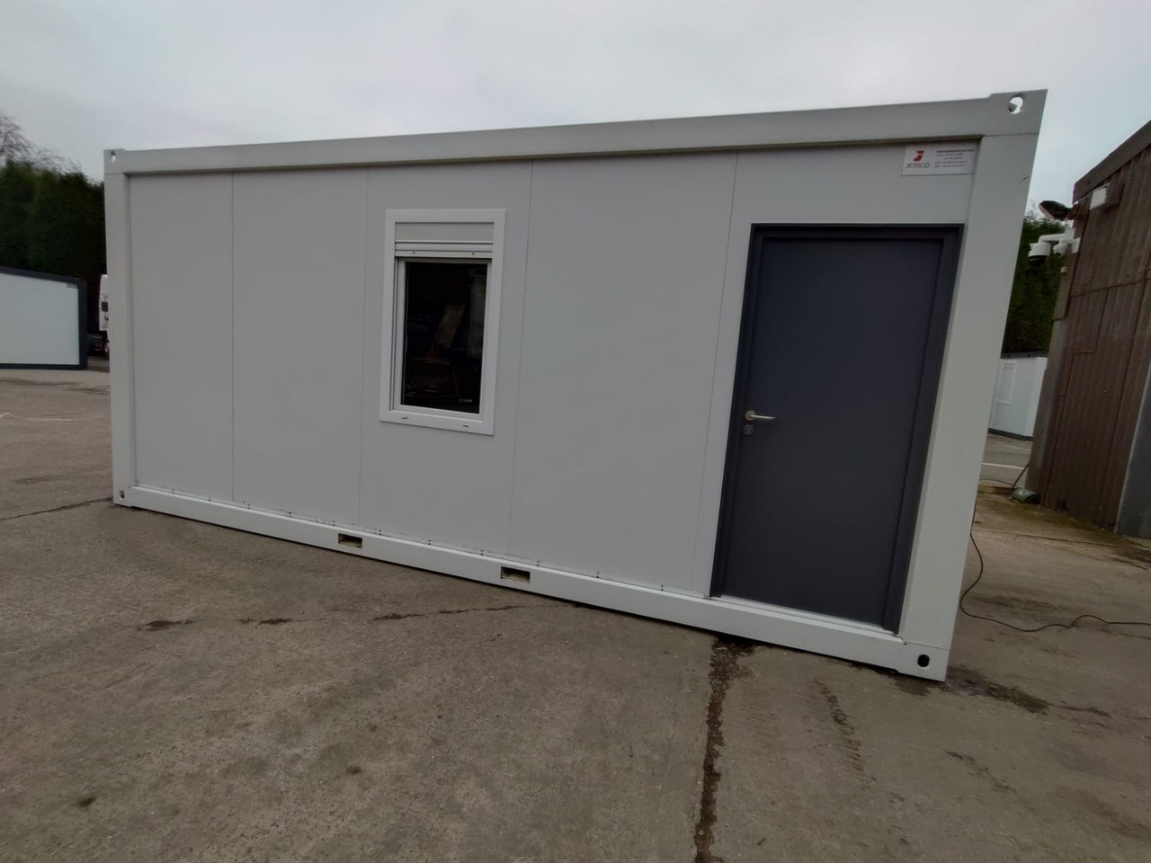 PORTABLE OFFICE BUILDING *NEW & UNUSED* ROLLER WINDOW COVERS, SINK, CU - Skur container: billede 3 PORTABLE OFFICE BUILDING *NEW & UNUSED* ROLLER WINDOW COVERS, SINK, CU - Skur container: billede 3
