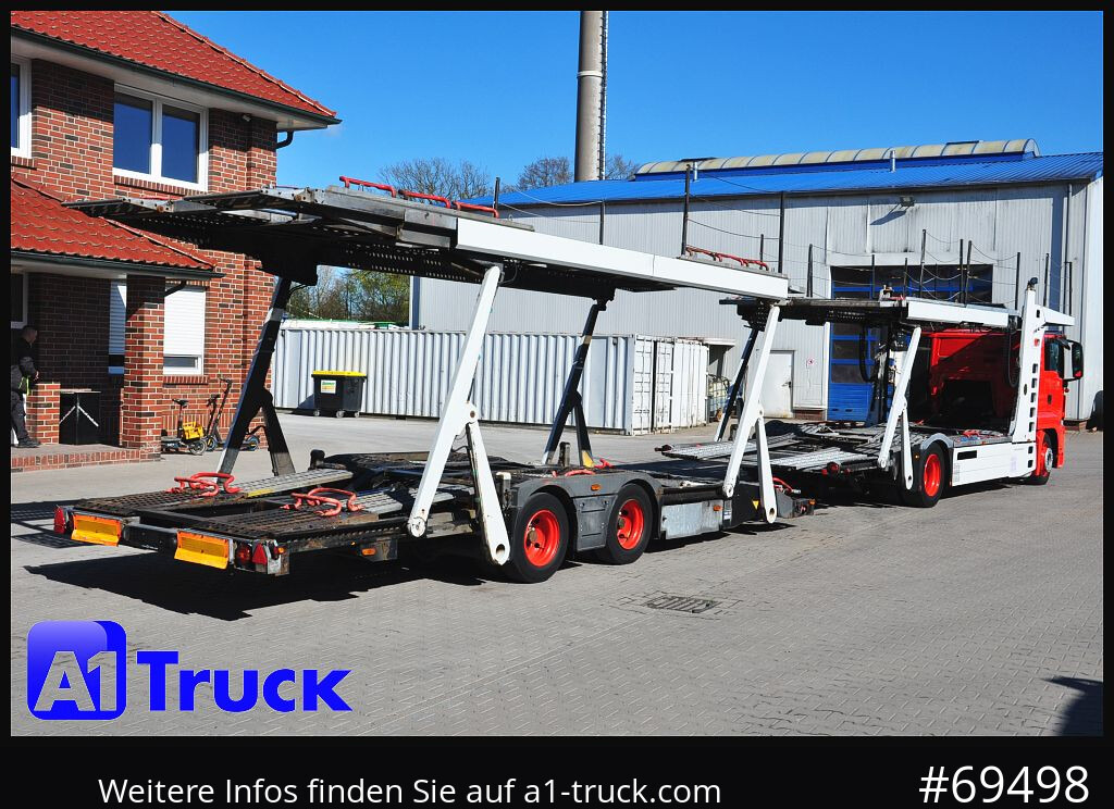 Biltransportør lastbil MAN 18.400 TGX, Autotransporter Kässbohrer,: billede 9
